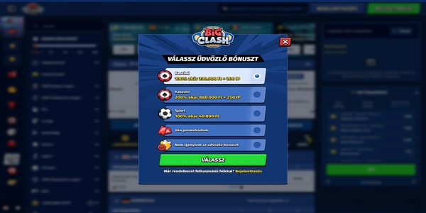 BigClash Casino registracia  na mobile
