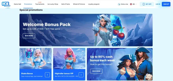 IceCasino uvitaci bonus  na mobile